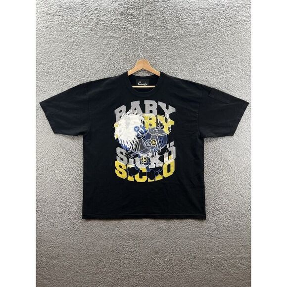 Baby Sicko Born From Pain Double Black Custom 1 Of 1 Rare Tee T-Shirt Size XXL - Picture 1 of 4